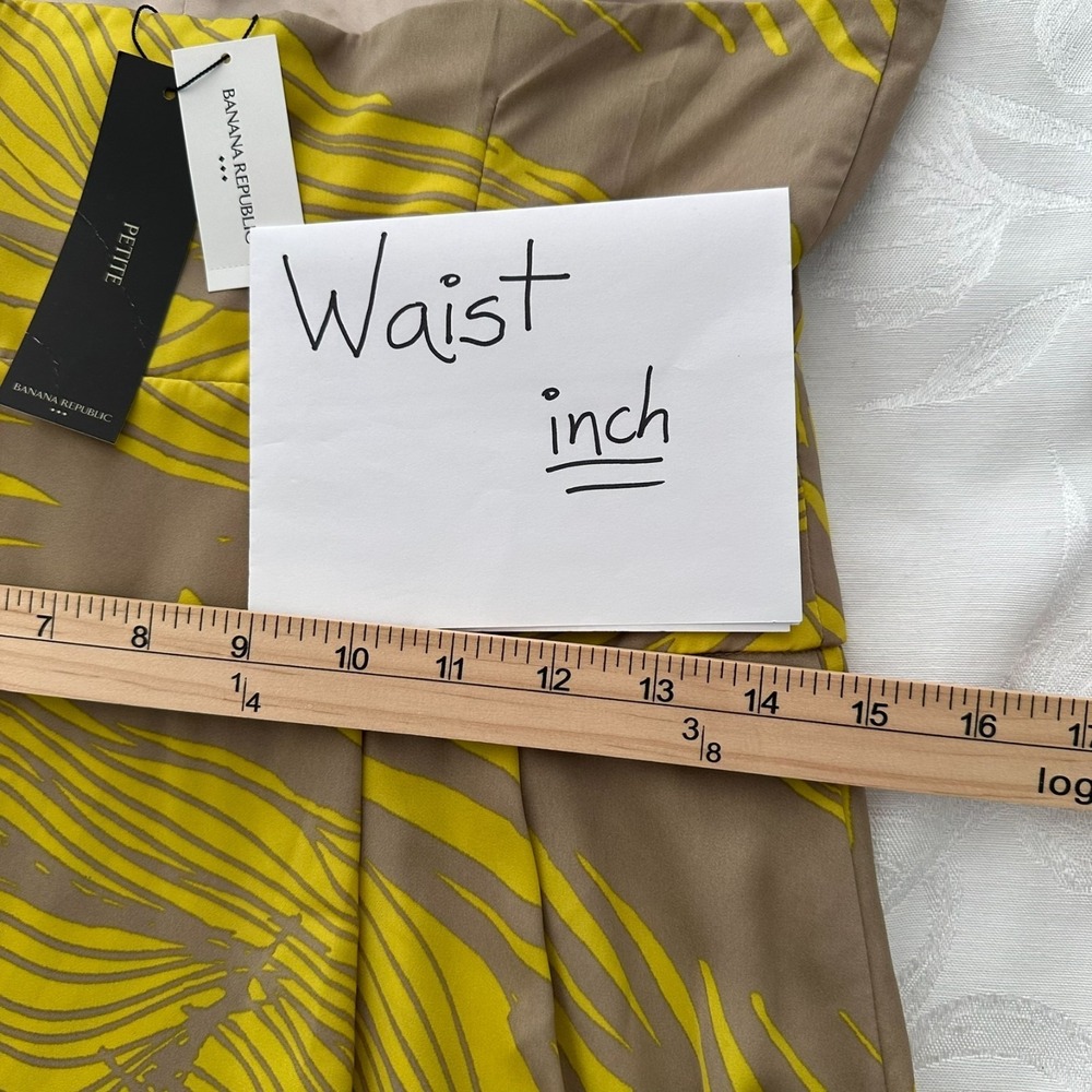 Banana Republic Size-8/Petite Maxi Dress Tie Back Halter Botanica Printed $150 - Picture 7 of 16